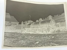 Steam Locomotive Loco Wagon Railway Large Negative Ref 10W-12