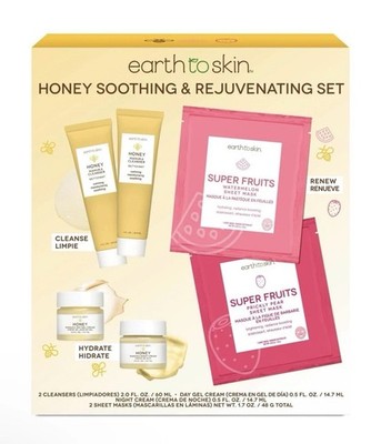 Earth To Skin Honey Soothing &Rejuvenating Set-Brand New in Box