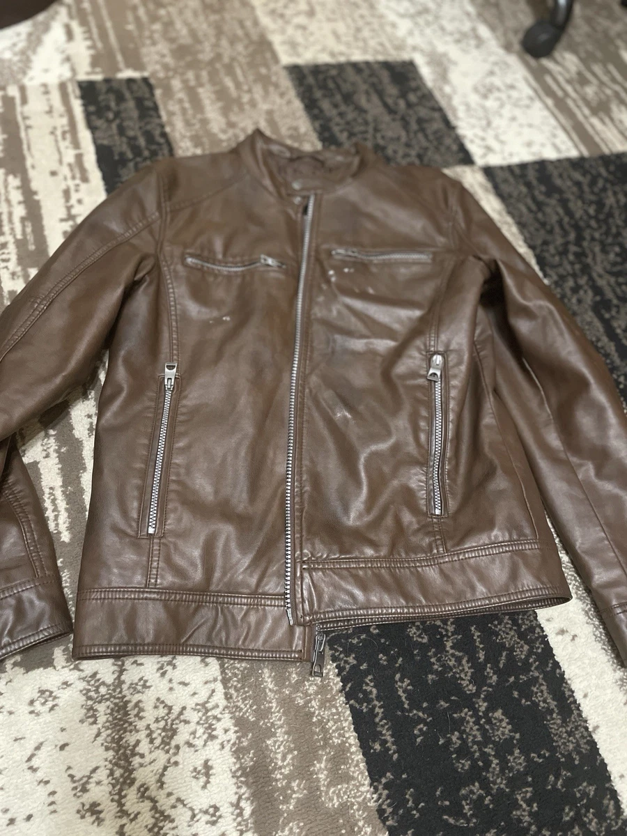 GUESS Leather Jacket products for sale | eBay