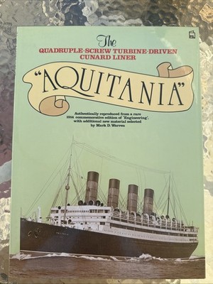 Aquitania - Quadruple-Screw Turbine-driven Cunard Liner | eBay