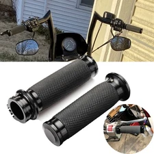1" Handle Bar Hand Grips for Yamaha Road Star XV 1600 1700 Midnight Silverado