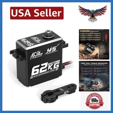 Programmable 62KG Waterproof Servo Motor - High Torque for RC Cars & Boats