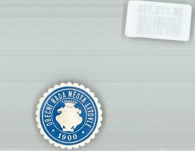 38125970 - Litovel Gemeinderat der Stadt Litovel 1900 Siegelmarke