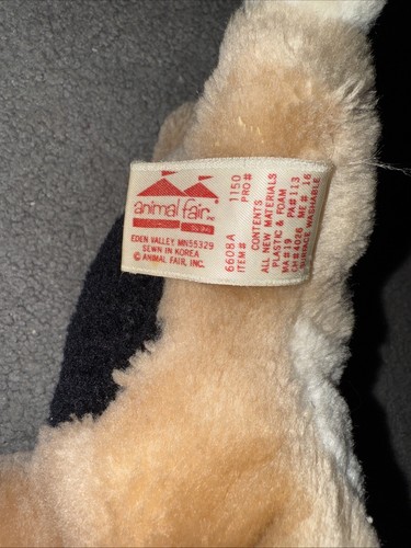 Vintage 1982 Animal Fair Dukes of Hazzard Stofftier Plüsch Hund Flash Rosco Coltrane - Bild 5 von 7