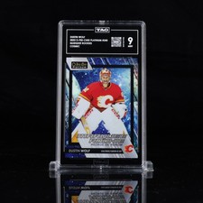 2023 O-Pee-Chee OPC Platinum Cosmic #240 Dustin Wolf RC Rookie TAG 9 #/65