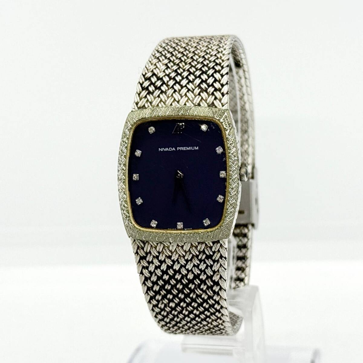 NIVADA Watch PREMIUM N-91103MP Navy Quartz Women's No Working Auth