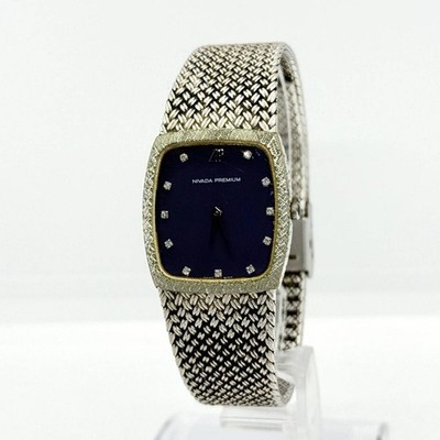 NIVADA ニバダ PREMIUM プレミアム ダイヤ N-91103MP NIVADA Watch PREMIUM N-91103MP Navy Quartz Women's No Working Auth