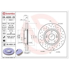 2x Bremsscheibe vorne für KIA CEE-D JD Cerato 3 YD Koup PRO Soul 2 PS | 954993
