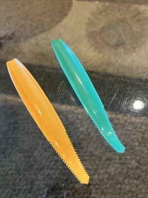 2 Vintage Tupperware Lettuce Corer for the Jadite & Golden Yellow For Crisper