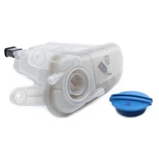 Cooled Coolant Expansion Tank & Cap Fit For Audi A4 A5 Quattro Q5 8K0121403Q
