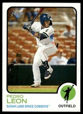 2022 Topps Heritage Minor League Pedro Leon Sugar Land Space Cowboys #84