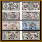 Mexico 1;5;10;20;50;100;500;1000 Pesos (8 Pcs Set) 1950-1978 P-49-61 Specimen