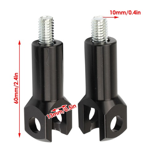 Passenger Foot Pegs Support Mount Clevis Kit For Harley Softail Fatboy 2000-2006 - Picture 2 of 4