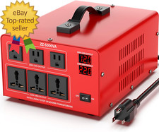 6000 Watt Voltage Converter Transformer Heavy Duty Step Up/Down Power Converter