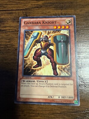 Yu-Gi-Oh! Ganbara Knight YS13-EN013 Super Starter: V for Victory 1st  Edition