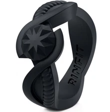 Rinfit Women's Silicone Rings Round Collection. Soft & Comfortable Wedding Ring