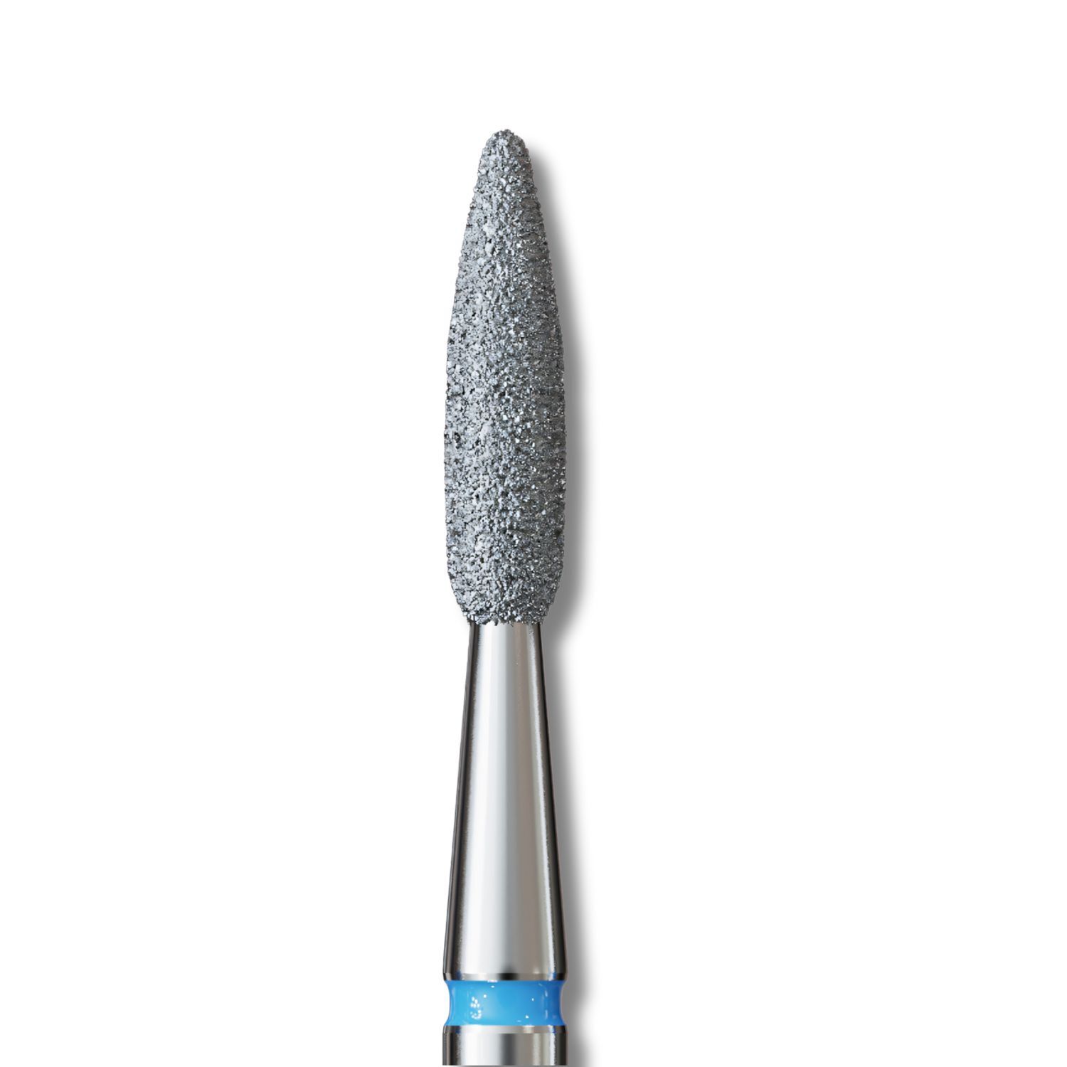 IQ Nails Diamond Nail Drill Bit Long Flame Medium Fine 2.1mm MANICURE PEDICURE