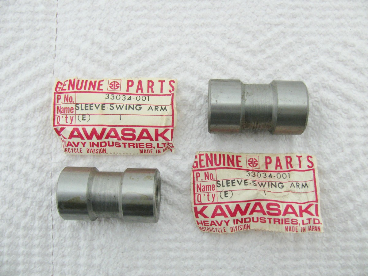 Kawasaki G31 F3 F4 OEM Rear Swing Arm Sleeves Pivot Bushings 33034