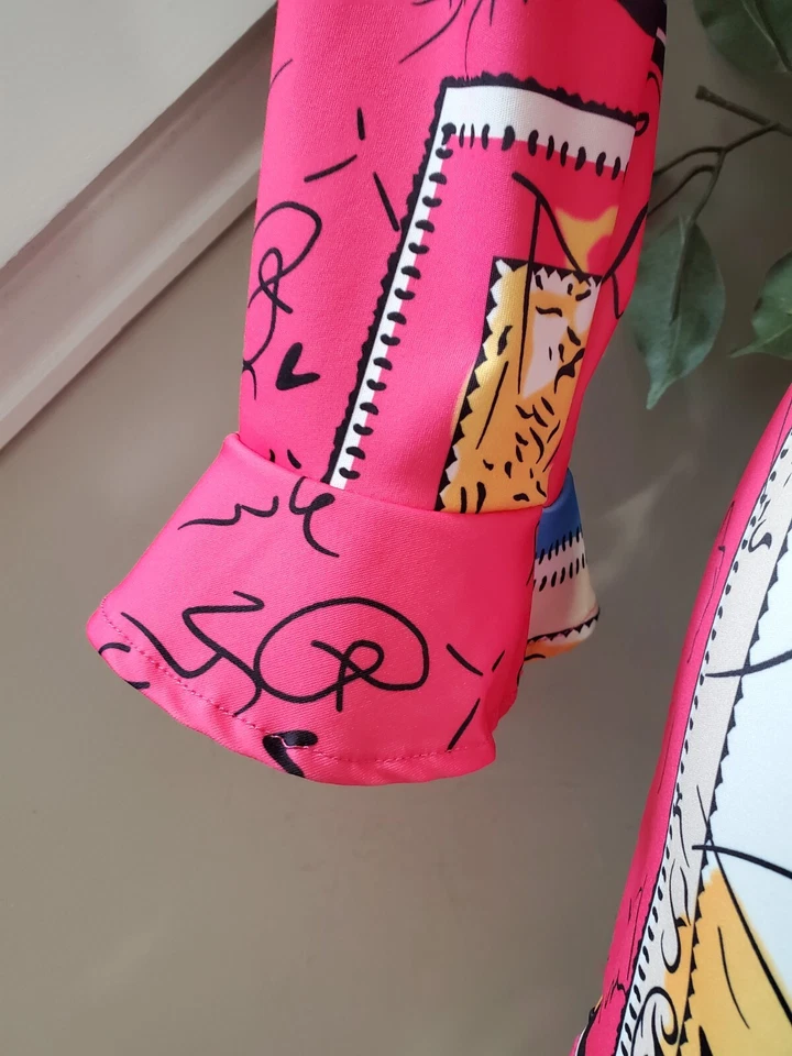 Women's Multicolor Polyester V-Neck Flare Sleeve Belt Bodycon Short Romper Small - Изображение 4 из 4