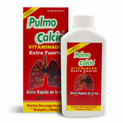 PULMO CALCIO JARABE EXPECTORANTE . Alivio Rapido de la tos *EXTRA FUERTE*