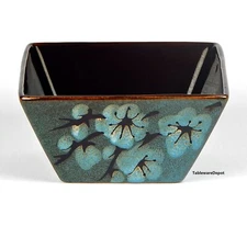 Pier 1 TRANQUIL: 6" Square Soup/Cereal Bowl(s), SUPERB Condition! Teal