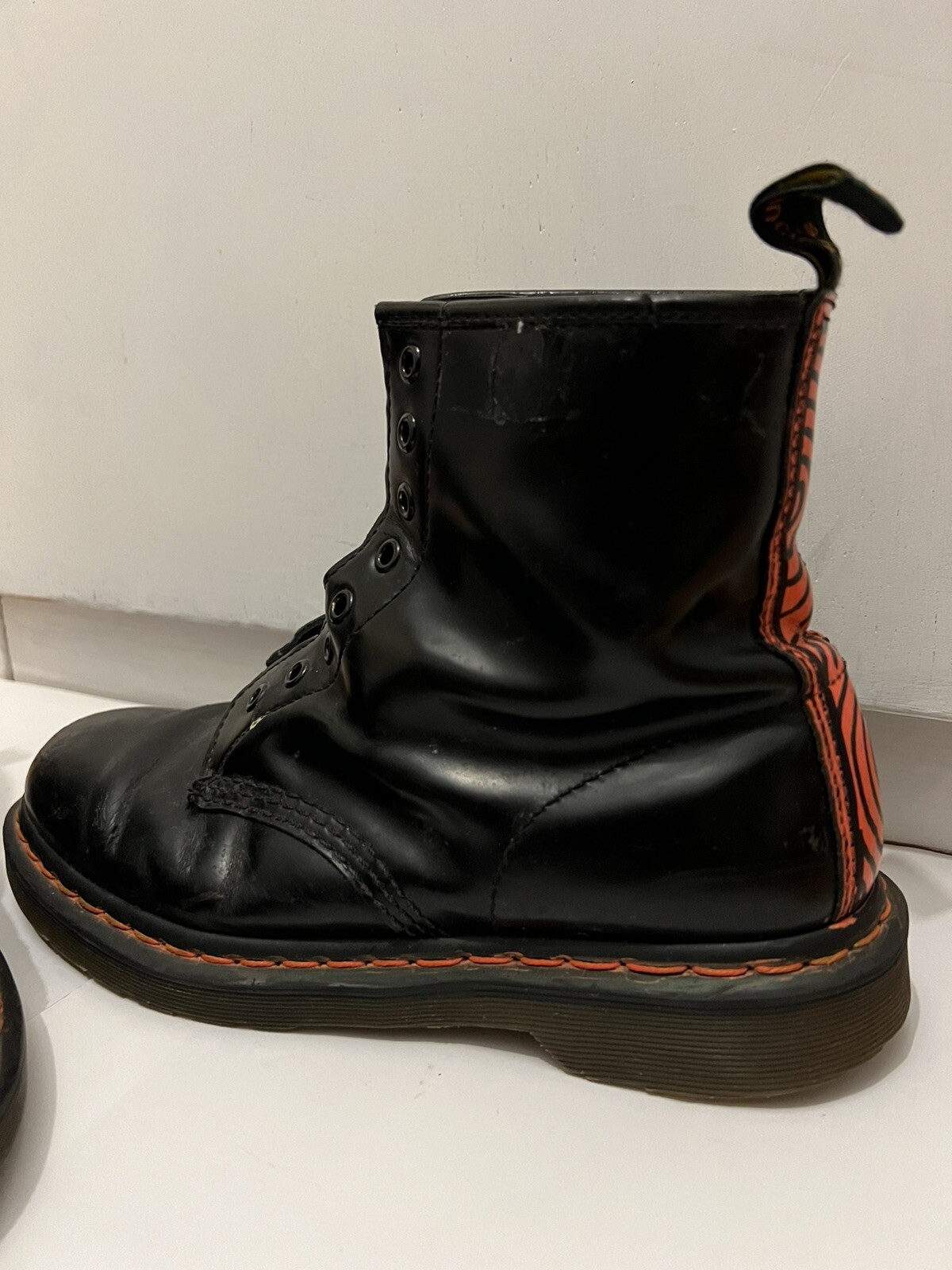 Dr MARTENS 1460 BEAMS X BABYLON Boots Black Smooth Leather UK 9 EU 43 US Rare image 3