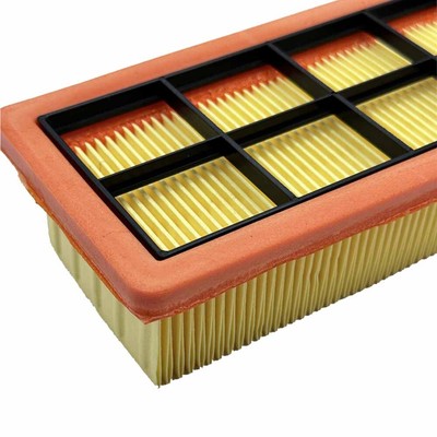Ersatzfilter Für Kärcher Staubsauger – 2x Flachfaltenfilter (19x9,5x5 Cm) Inkl. Reinigungsbürste, Für Modelle Wie AD3.200