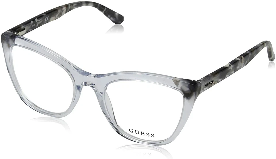 Marco óptico plástico GUESS GU2674 cristal 027 53-19-140 2674 ojo de gato Foto 2 de 4