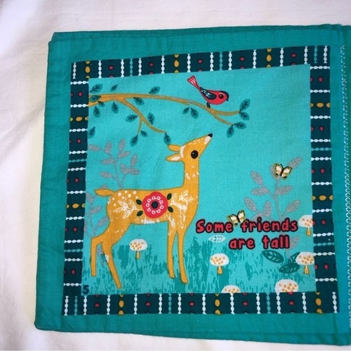 Cloth Book Handmade Forest Friends Baby Child Animals Birds Rabbits Bears Fabric - Picture 8 of 9