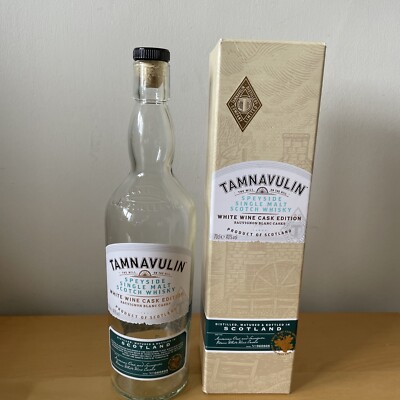 TAMNAVULIN Single Malt Scotch Whisky Bottle with Box