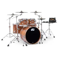 FREE BAG OFFER! DW DWe 5pc Complete Electronic/Acoustic Drum Set Santos Rosewood