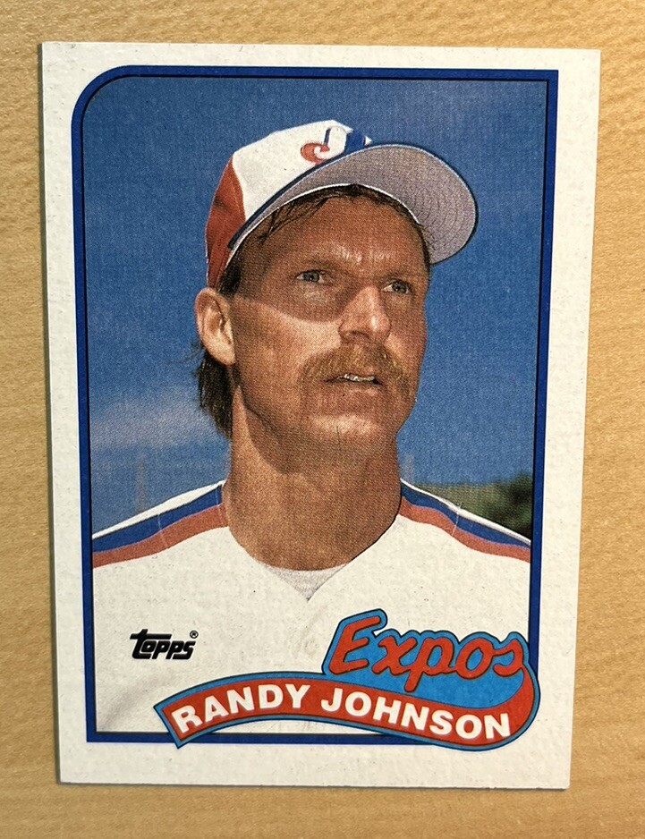 Randy Johnson 1989 Topps Rookie Card #647