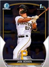 2023 Bowman Chrome Prospects #BCP146 Jase Bowen 1st Bowman