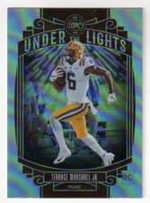 2021 Panini Legacy TERRACE MARSHALL JR 'UNDER THE LIGHTS' SILVER PRIZM RC! LSU