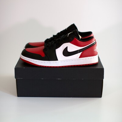 Nike Jordan 1 low  Bred Toe  EU 41,42,42.5,43,44,44.5,45,45.5 NEU/DS inkl.Box