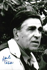 Paolo Taviani autograph signed 20x30 cm picture B/W