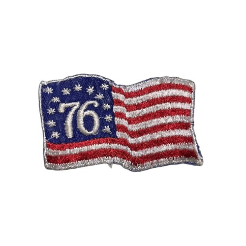 Wehende amerikanische Flagge Bennington '76 1776 Flagge Souvenir Voyager Patch
