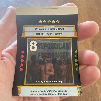Parallel Dimension Xenophile Misprint/Miscut NFC MTG Token