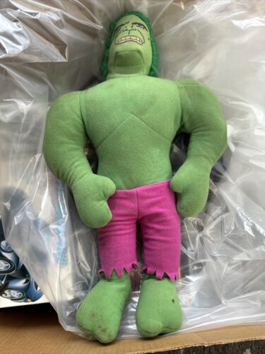 Vintage THE INCREDIBLE HULK Soft 18" Plush Doll Marvel Knickerbocker 1978 - Picture 1 of 3