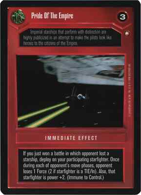 Pride Of The Empire (Special Edition) | Decipher Star Wars CCG