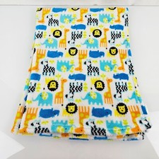 Baby Gear Zoo Safari Animal Security Blanket Giraffe Elephant Lion Hippo Zebra