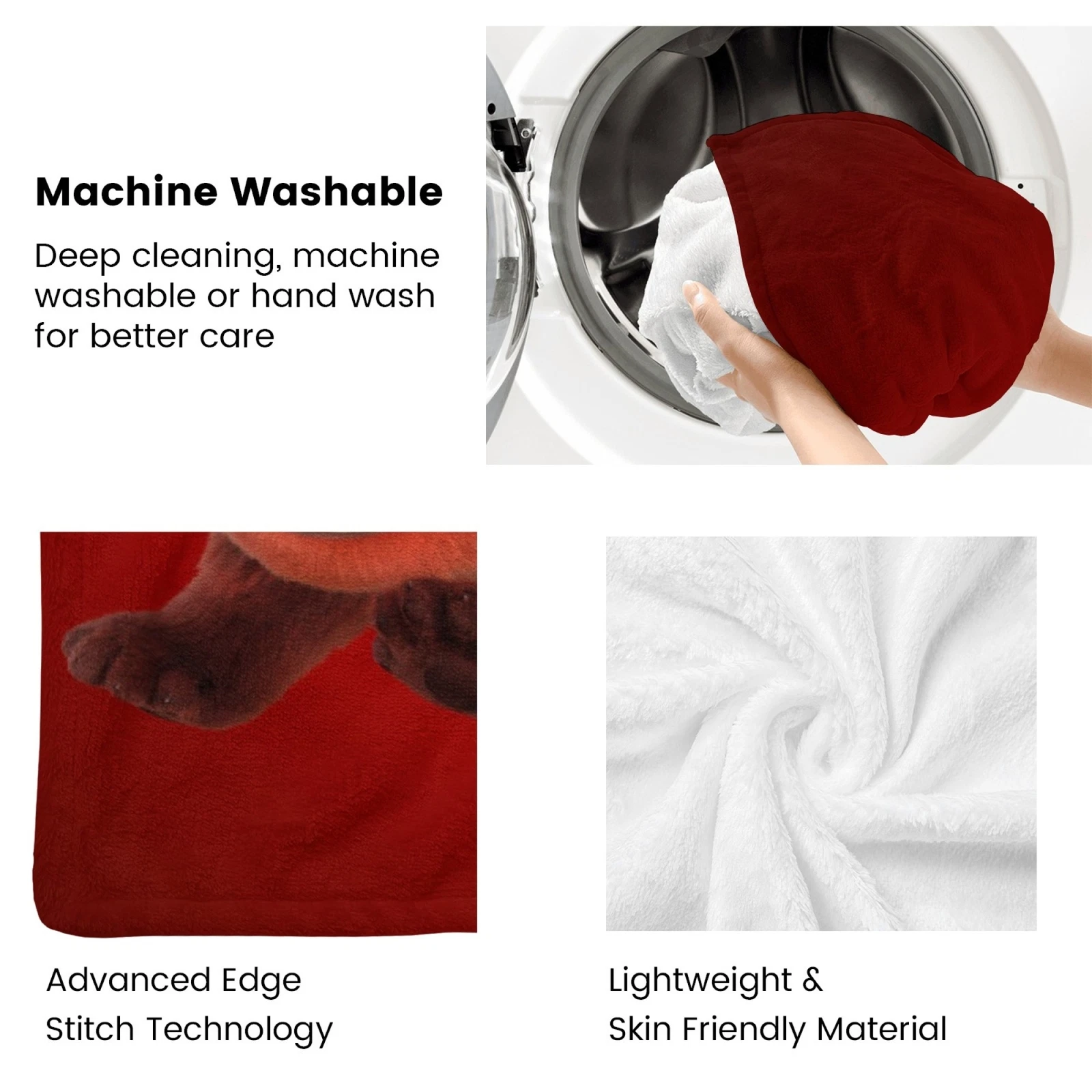 Turning Red Blanket Soft Bed Sofa Couch Birthday Gift for Kids