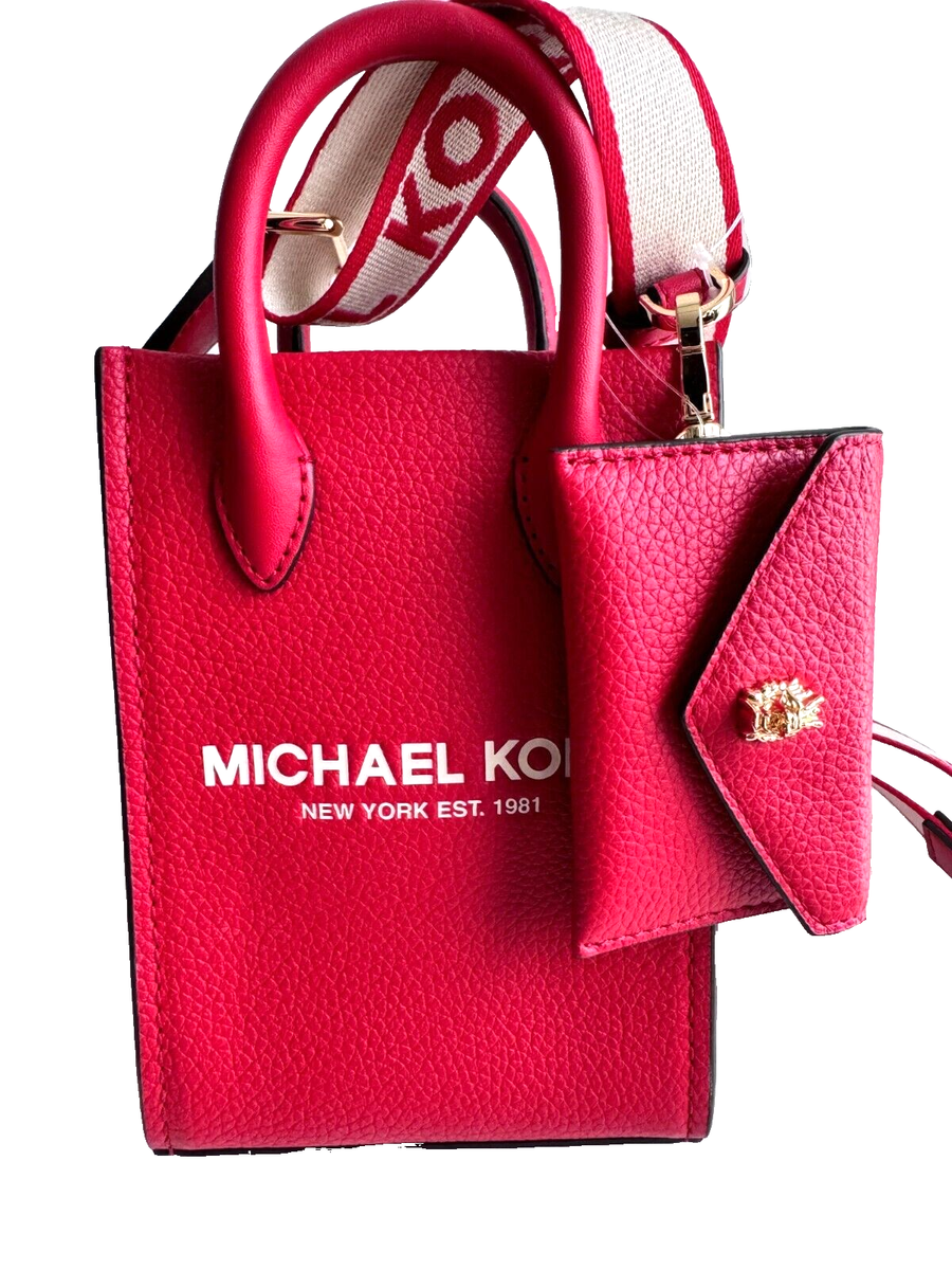 Michael Kors Mirella XS Phone Crossbody Leather Bag Bright Michael Kors Mirella XS Phone Crossbody Leather Bag Bright