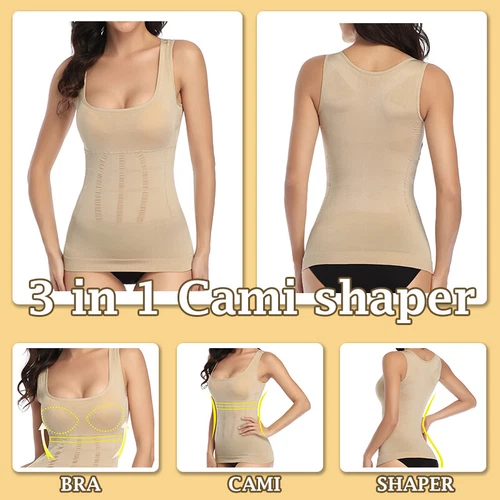 New Ladies Women Seamless Control Vest Body Shaper Shape Wear Under Wear - Bild 3 von 23