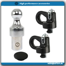 Gooseneck Ball & Safety Chain Anchor Kit 38000 lbs For Puck System 2-5/16" 60639