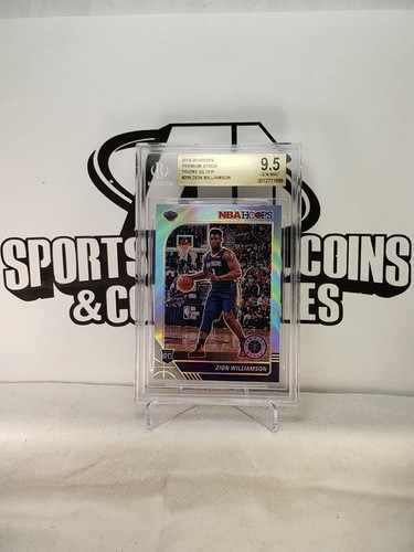 💥BGS 9.5 GEM MINT💥 Zion Williamson Premium Stock Rookie #258💥Silver Holo💥 - Picture 2 of 3