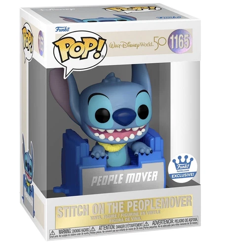 Funko POP! Walt Disney 50th Stitch on the People Mover #1165 Funko Exclusive NIB