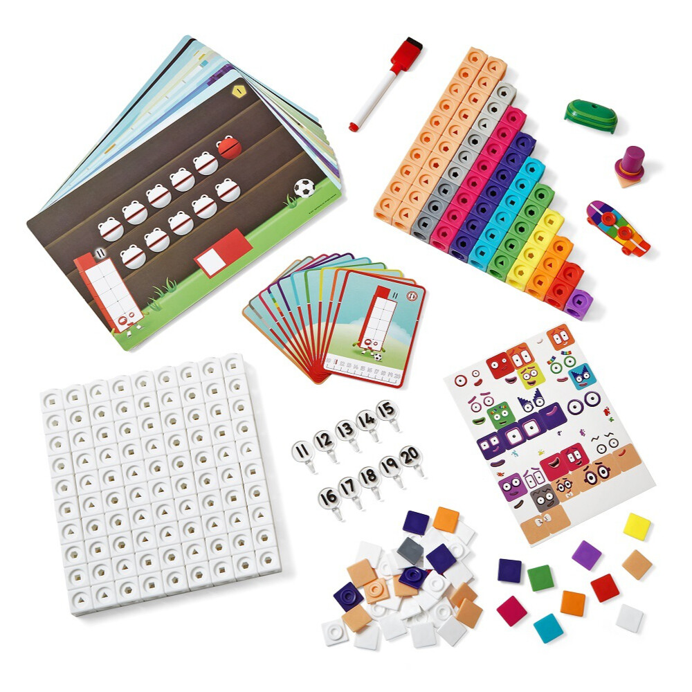 hand2mind MathLink Cubes Numberblocks 11-20 Activity for sale online ...