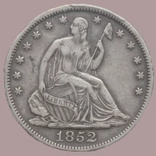 1852 Seated Liberty Half Dollar