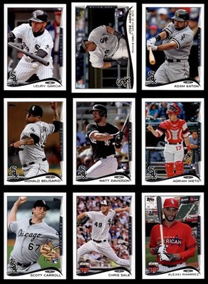 2014 Topps Update White Sox Almost Complete Team Set 8 - NM/MT 6970613